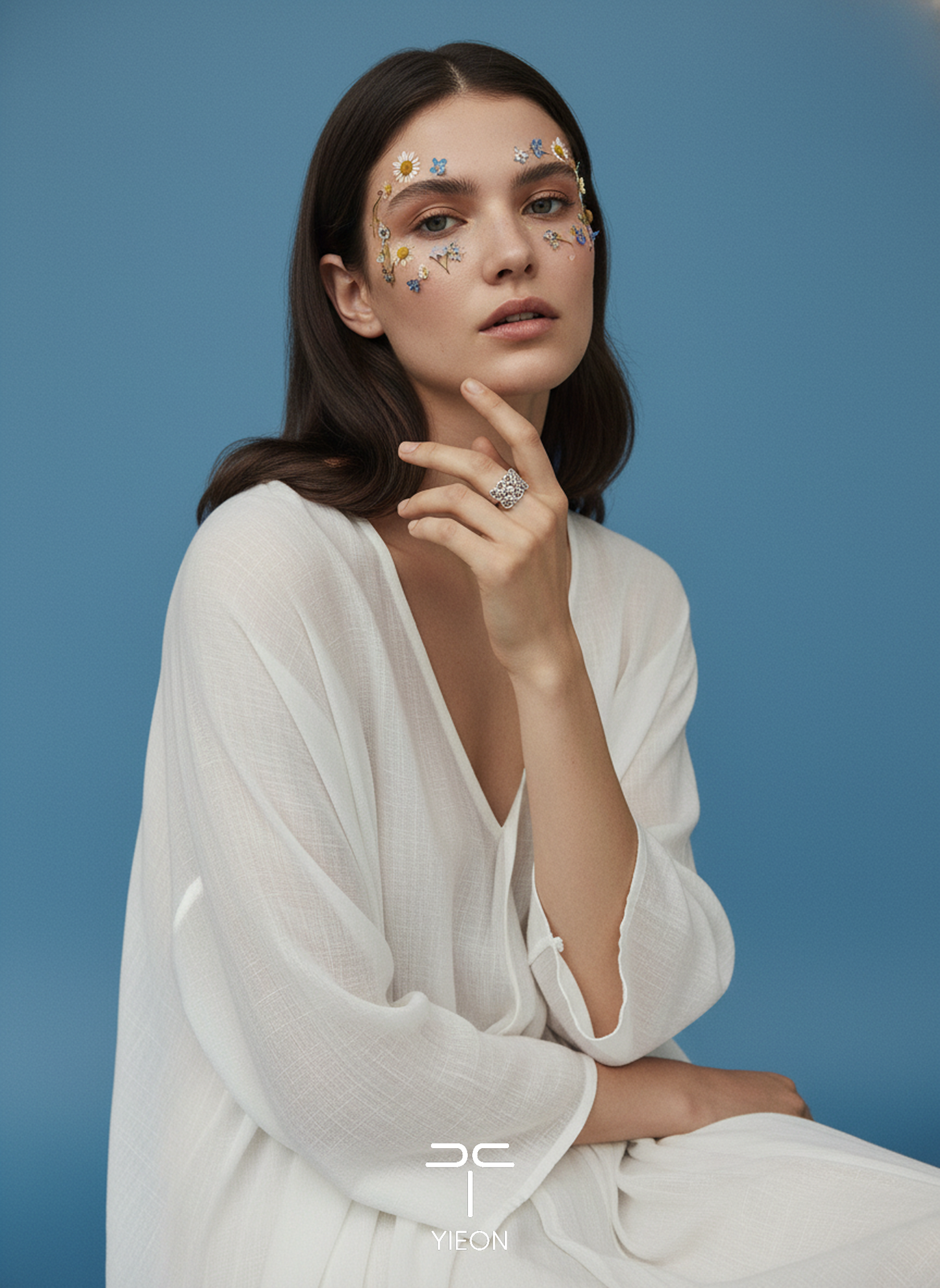 Vine Filigree Inlay Ring