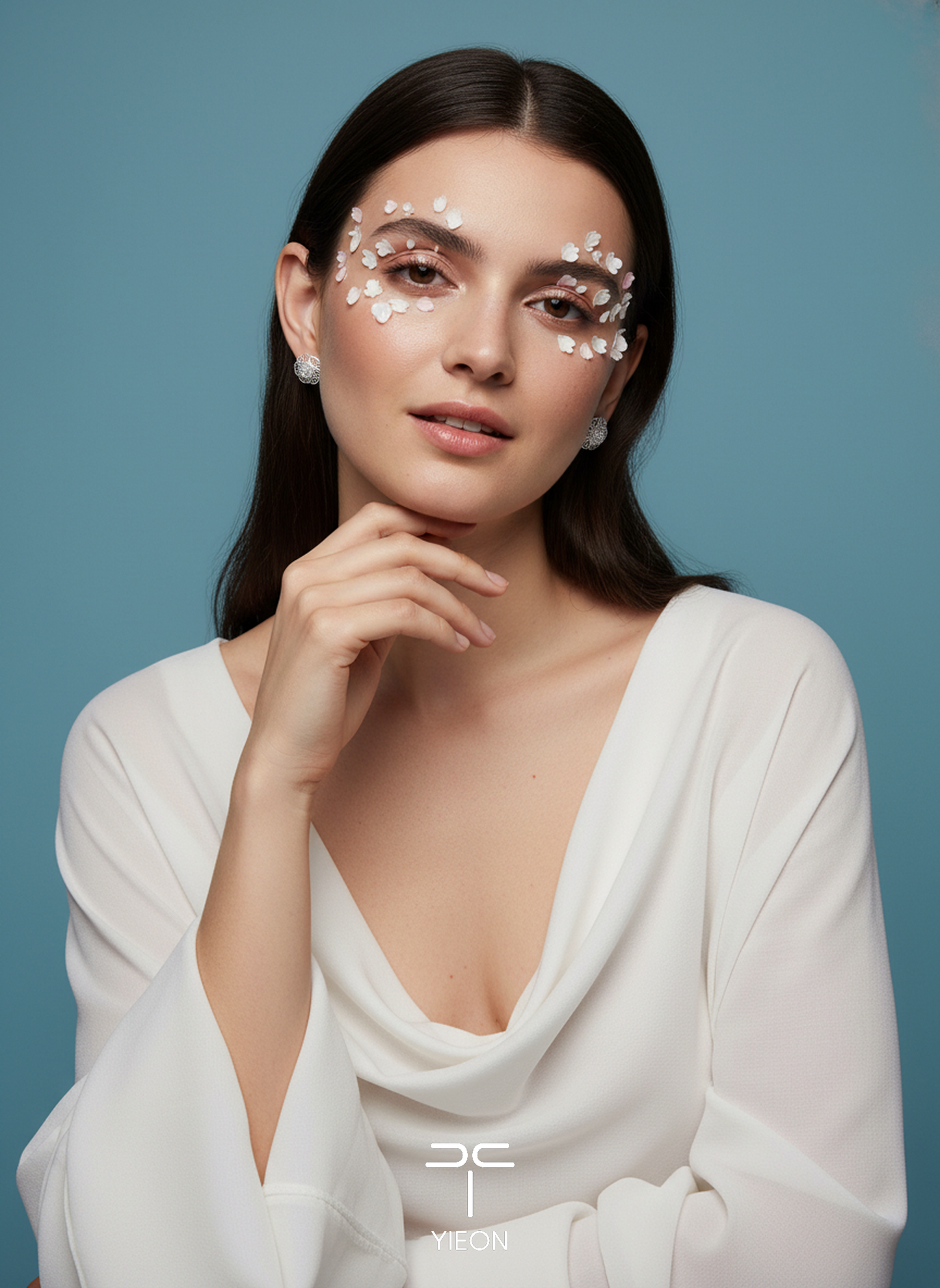 Wild Rose Filigree Inlay Earring