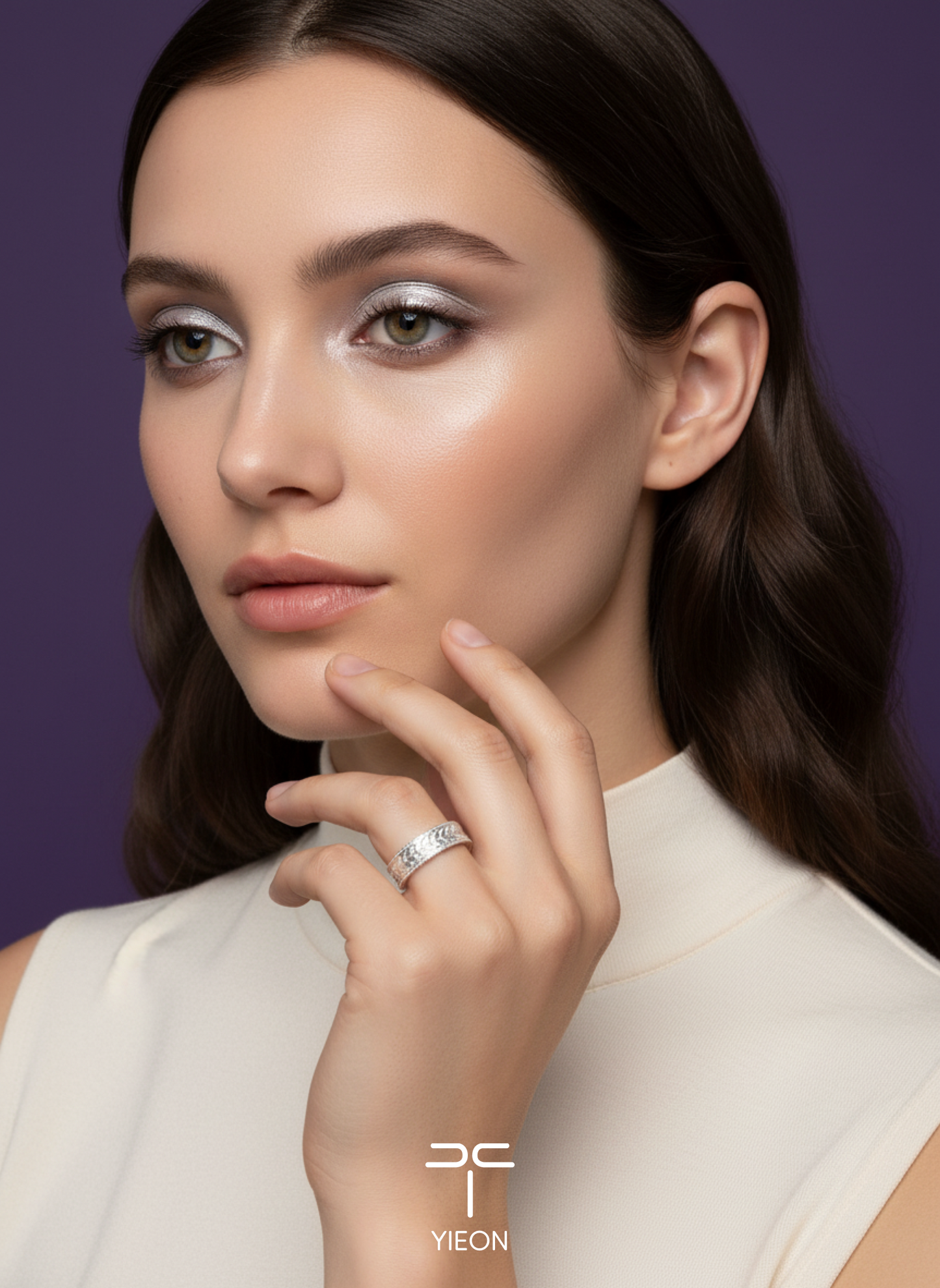 Harvest Filigree Inlay Open Ring B