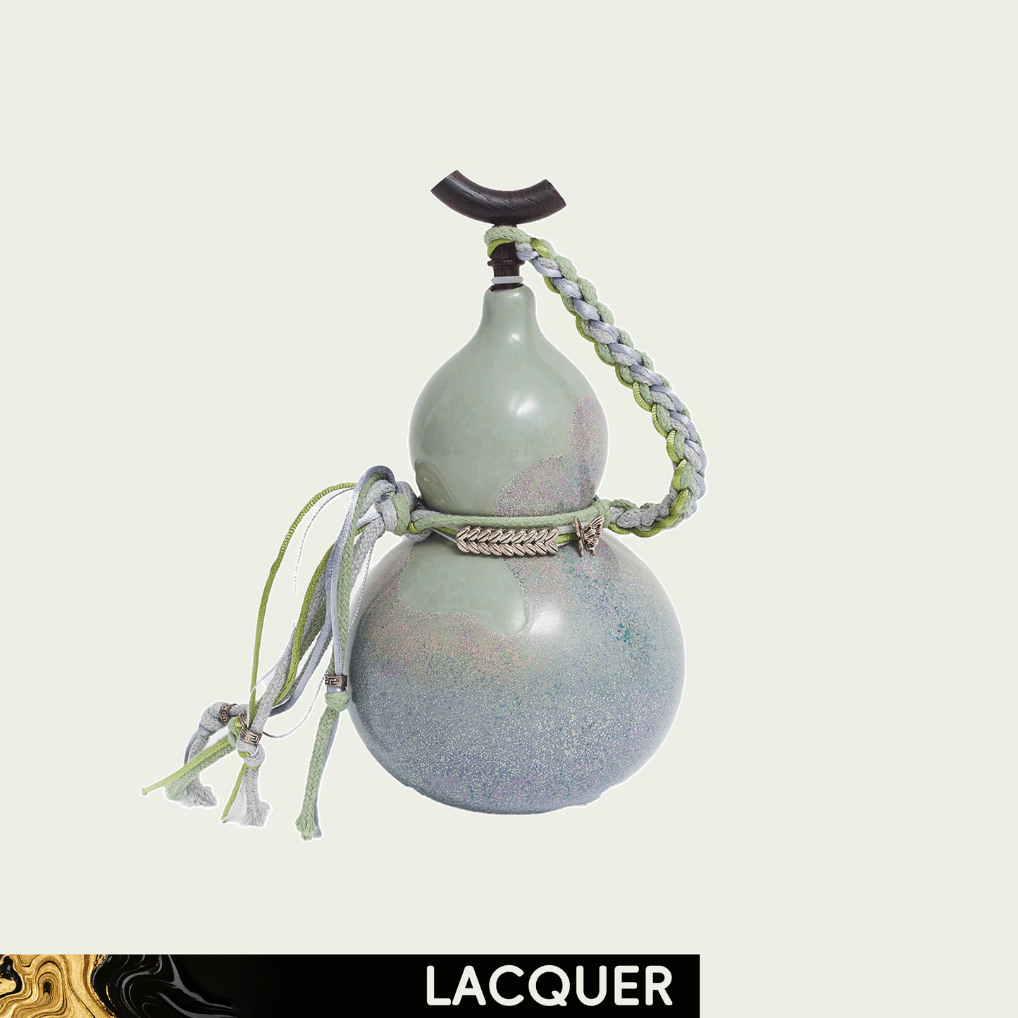Morandi Daqi Lacquered Hand Painted Fulu Bottle