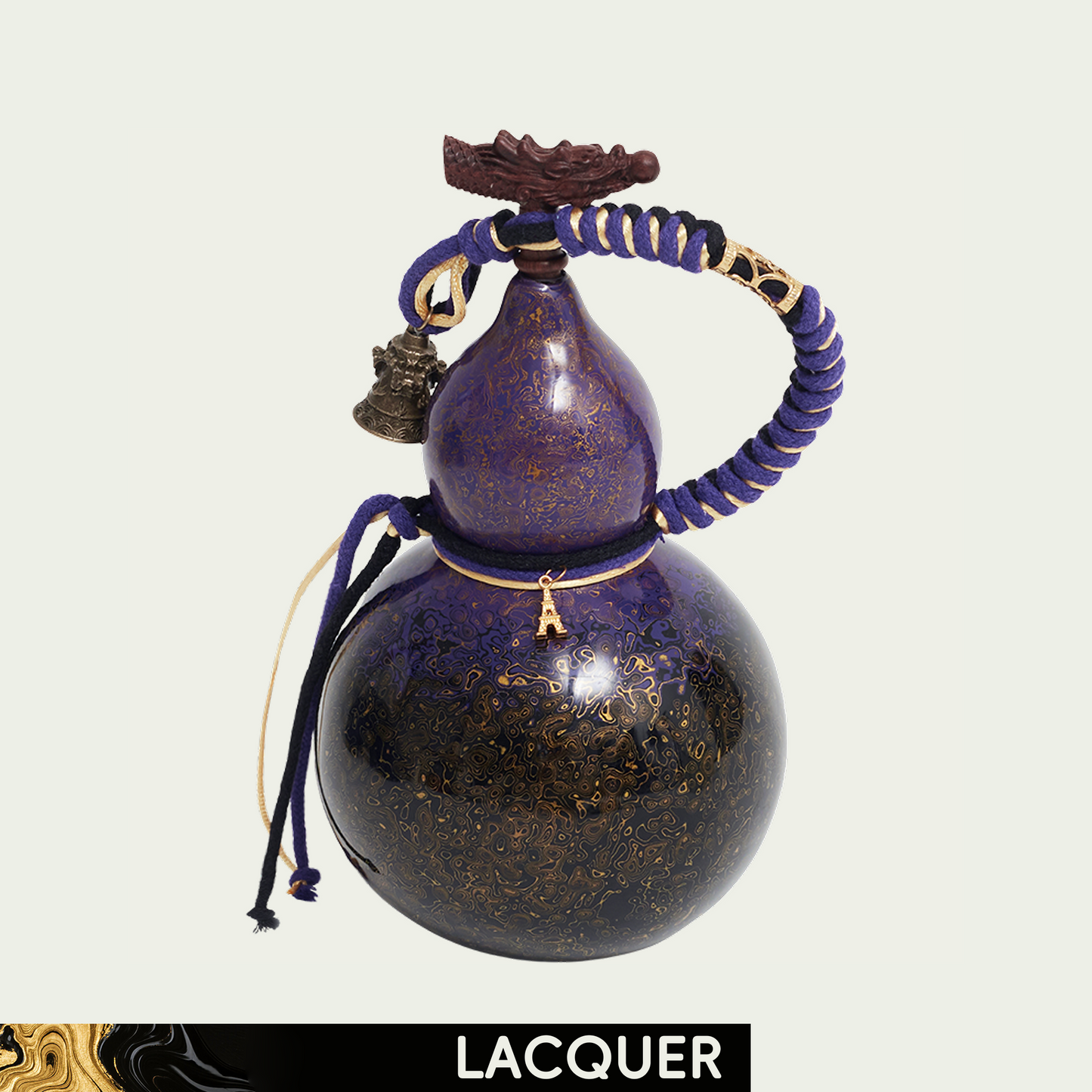 Dragon Daqi Lacquered Hand Painted Fulu Bottle