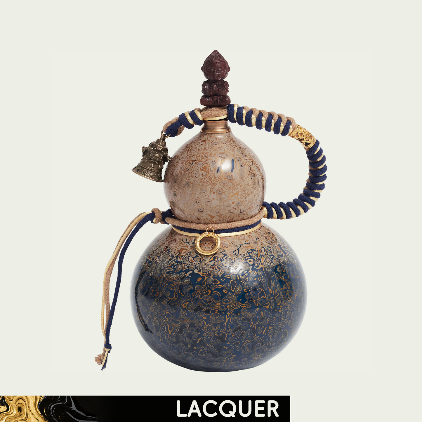 Monkey King Daqi Lacquered Hand Painted Fulu Bottle