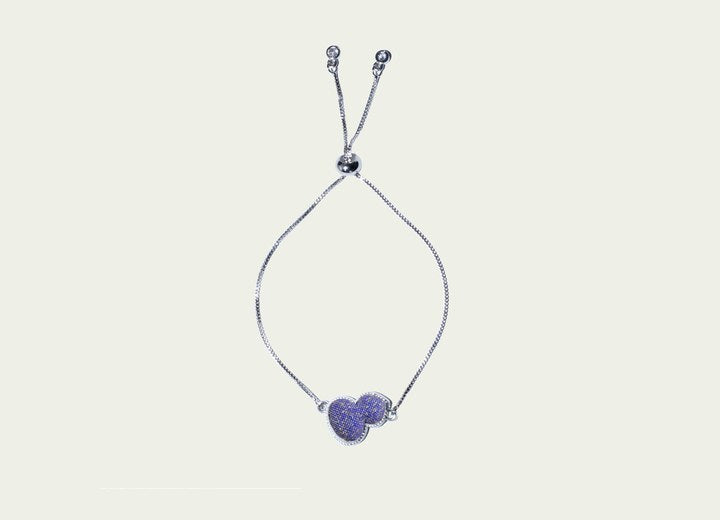O’Keeffe’s Purple Morning Glory (Gallery on Silk) Kesi Bracelet