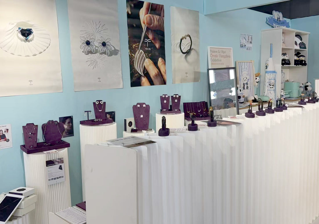 YIEON jewellery display at Maison&Objet Pulse 2026 in Paris