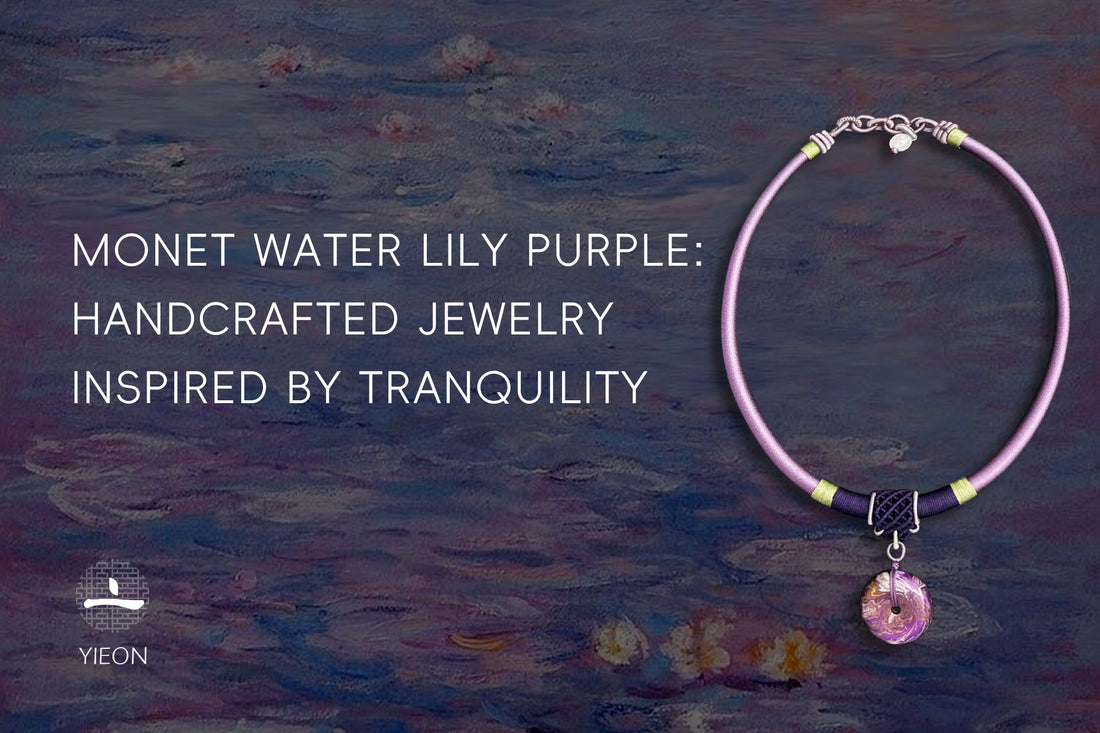 MONET WATER LILY PURPLE: HANDCRAFTED JEWELRY INSPIRED BY TRANQUILITY