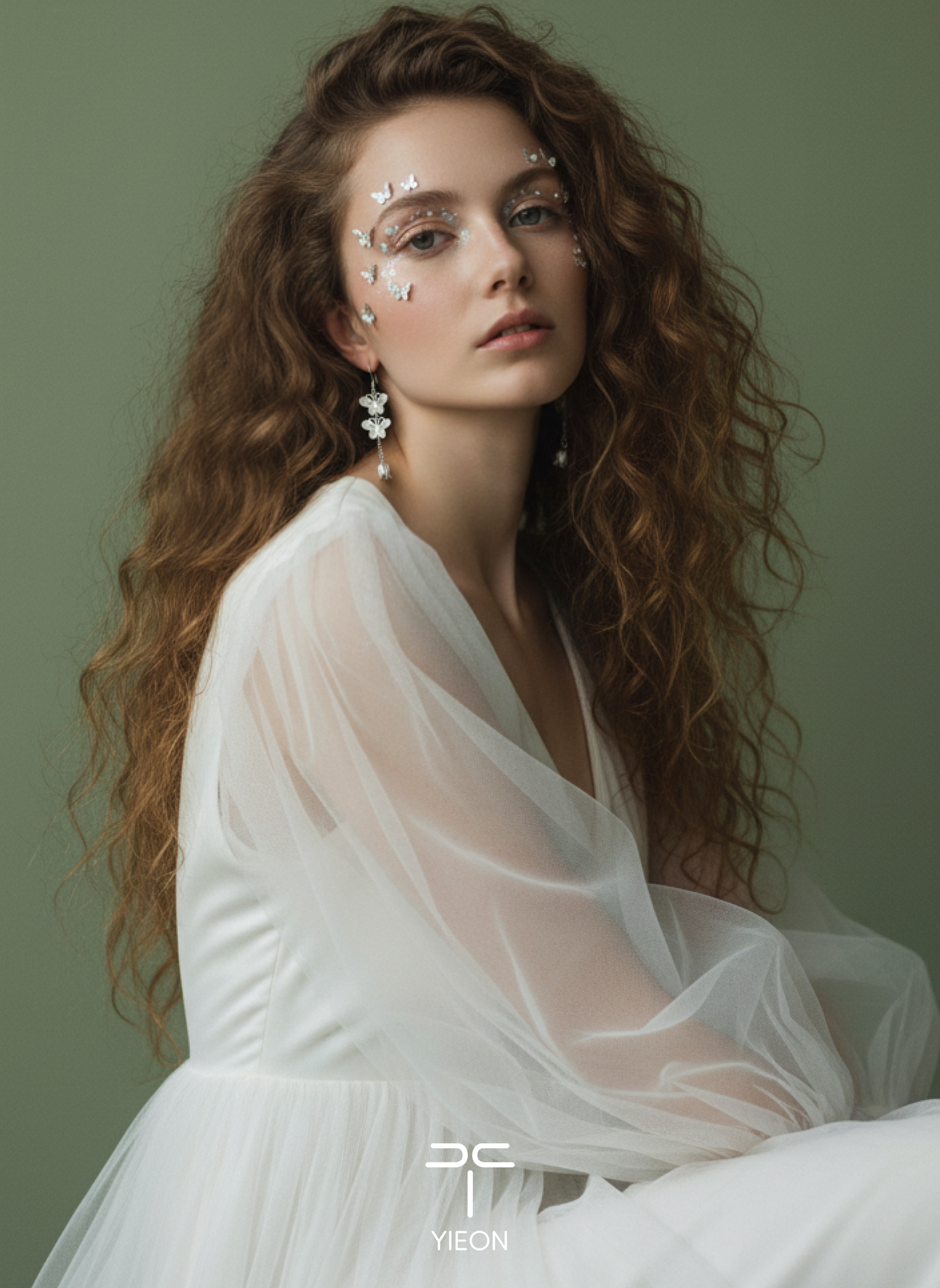 Fly (Butterfly) Filigree Inlay Earring