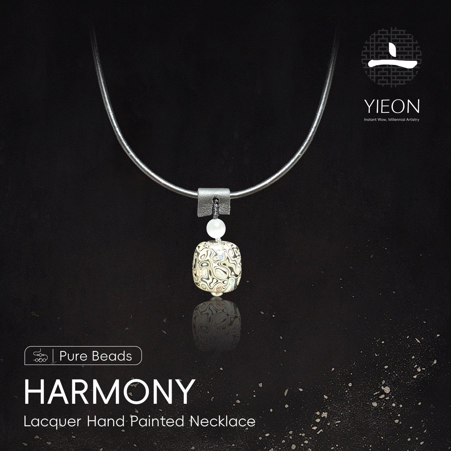 Harmony (Pure Beads) Lacquer Hand Painted Necklace