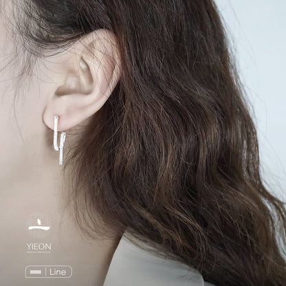 Aurora (Line) Filigree Inlay Earring