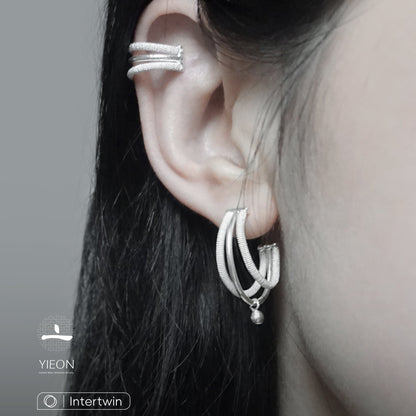 Twist (Intertwin) Filigree Inlay Earring