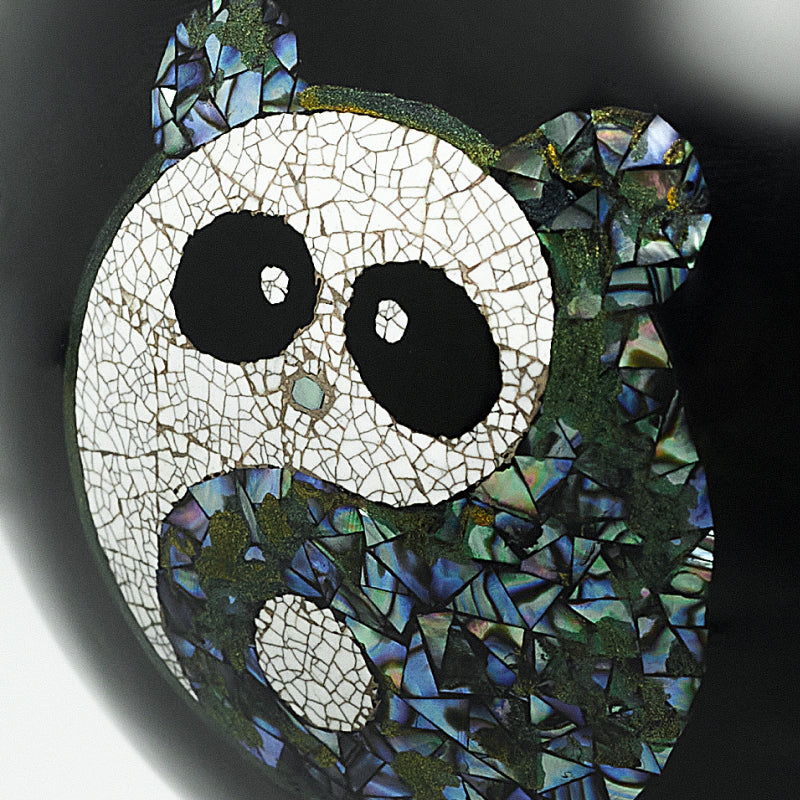 Tai Chi Panda Daqi Lacquered Hand Painted Fulu Bottle