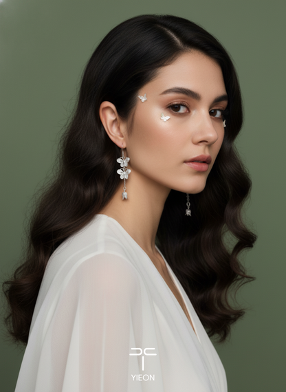 Fly (Butterfly) Filigree Inlay Earring