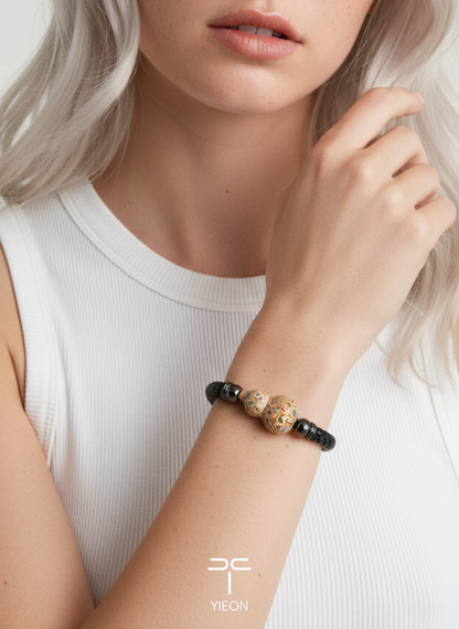 Starfall Dune (Fulu) Hand-Painted Lacquer Bracelet