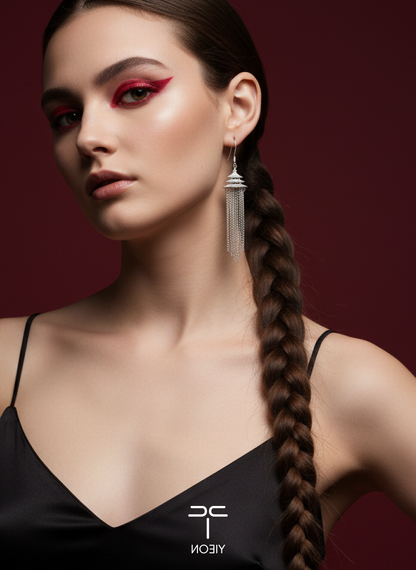 Temple of Heaven (Palace) Filigree Inlay Earring
