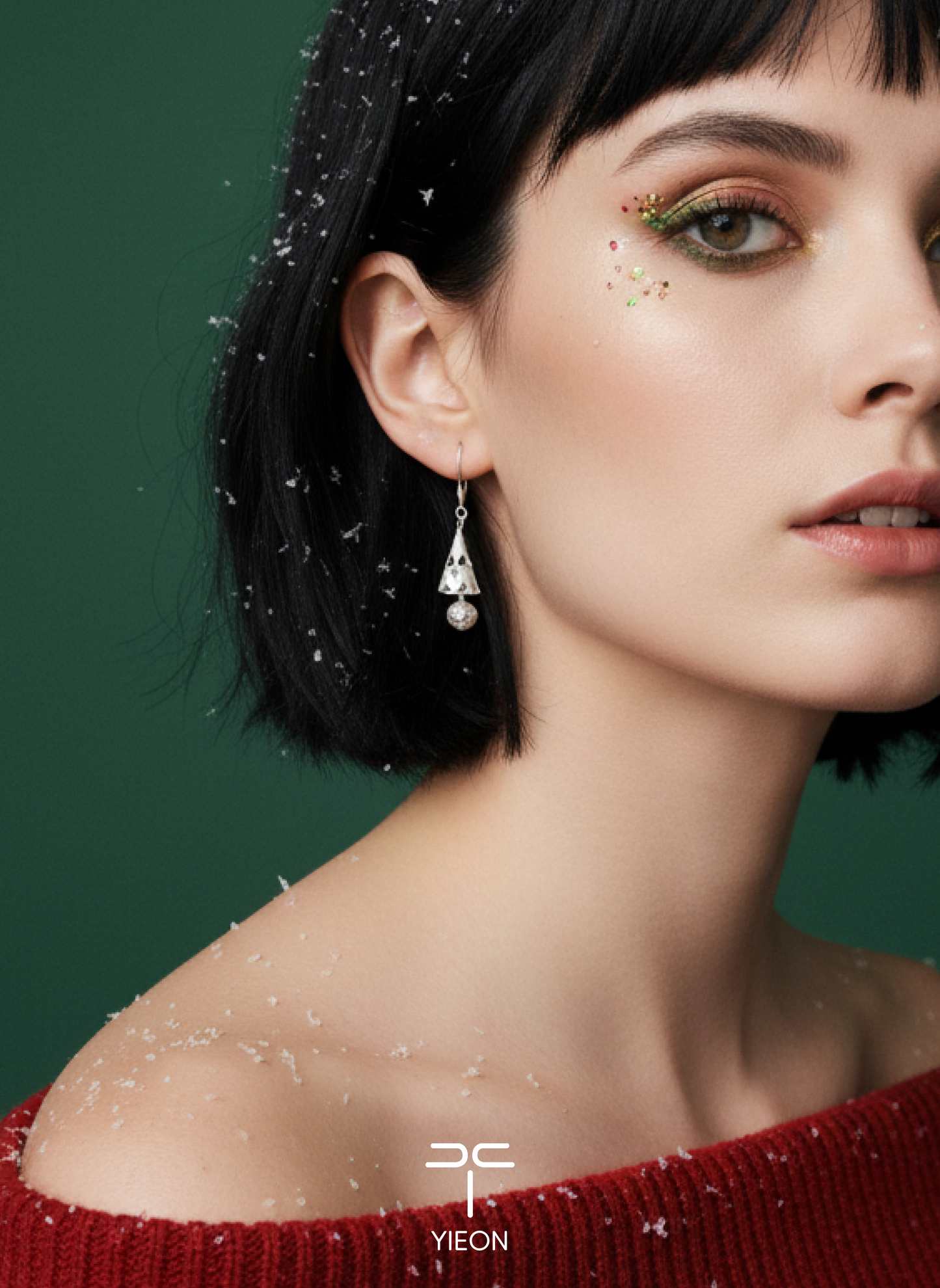 Jingle Bell Filigree Inlay Earring