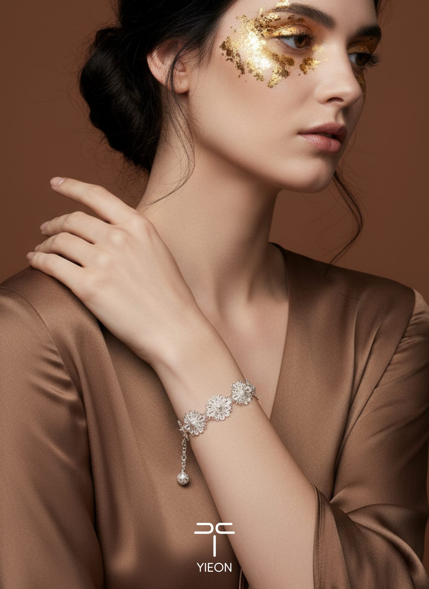 Halo Filigree Inlay Bracelet