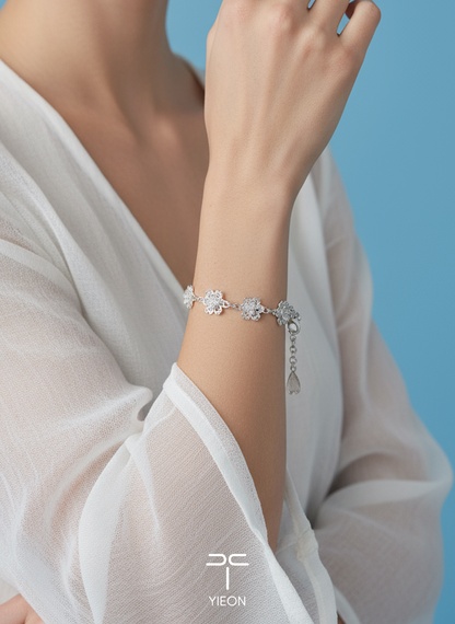 Sakura (Blossoms) Filigree Inlay Bracelet