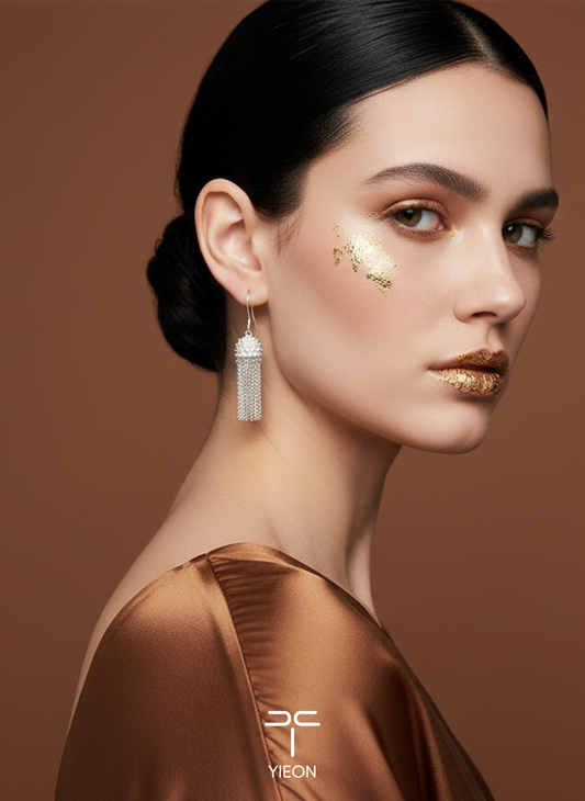 Sun Filigree Inlay Earrings