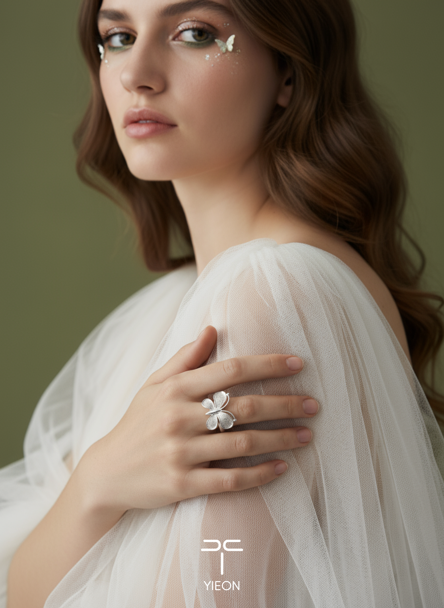 Fly (Butterfly) Filigree Inlay Ring