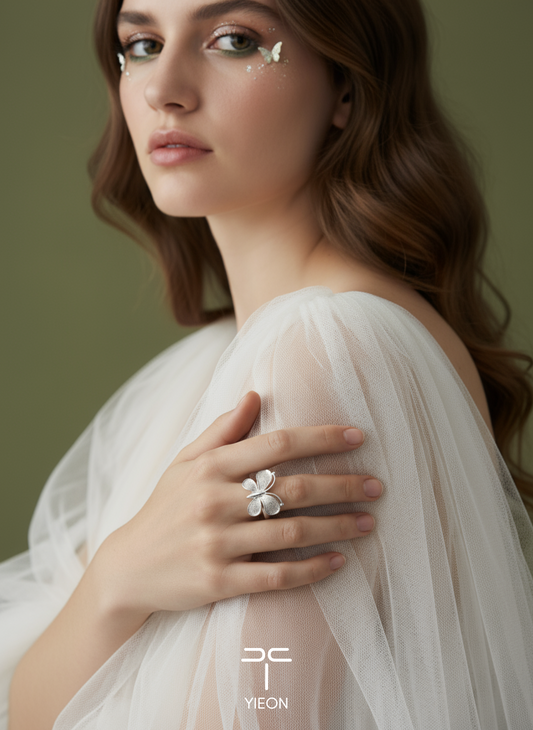 Fly (Butterfly) Filigree Inlay Ring