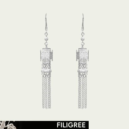 Lantern (Palace) Filigree Inlay Earring