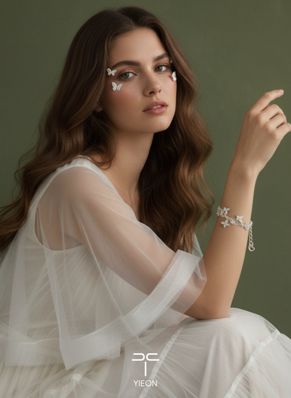 Fly（Butterfly）Filigree Inlay Bracelet B