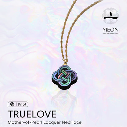 Truelove (Knot) Mother-of-Pearl Lacquer Necklace
