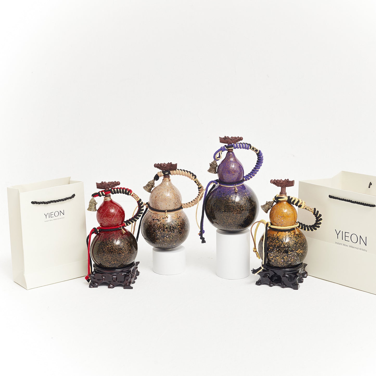 Dragon Daqi Lacquered Hand Painted Fulu Bottle