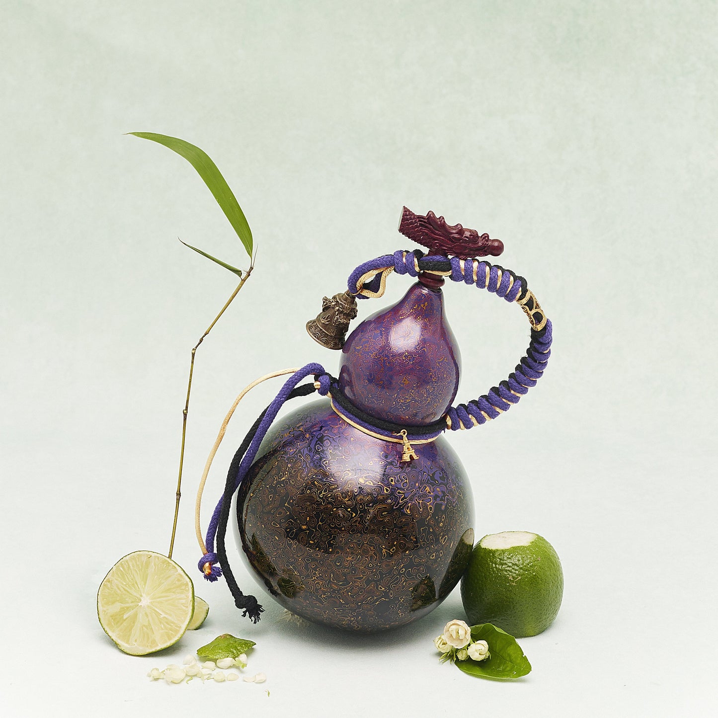 Dragon Daqi Lacquered Hand Painted Fulu Bottle