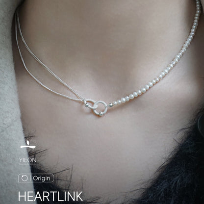Heart Link (Origin) Filigree Inlay Necklace