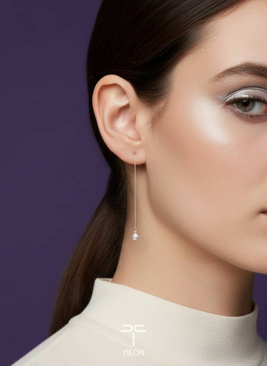 1 (Lucky Beads) Filigree Inlay Earring