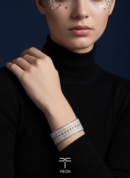 UAE Princess Hend's Choice: Milky Way (Starry Sky) Filigree Inlay Bangle