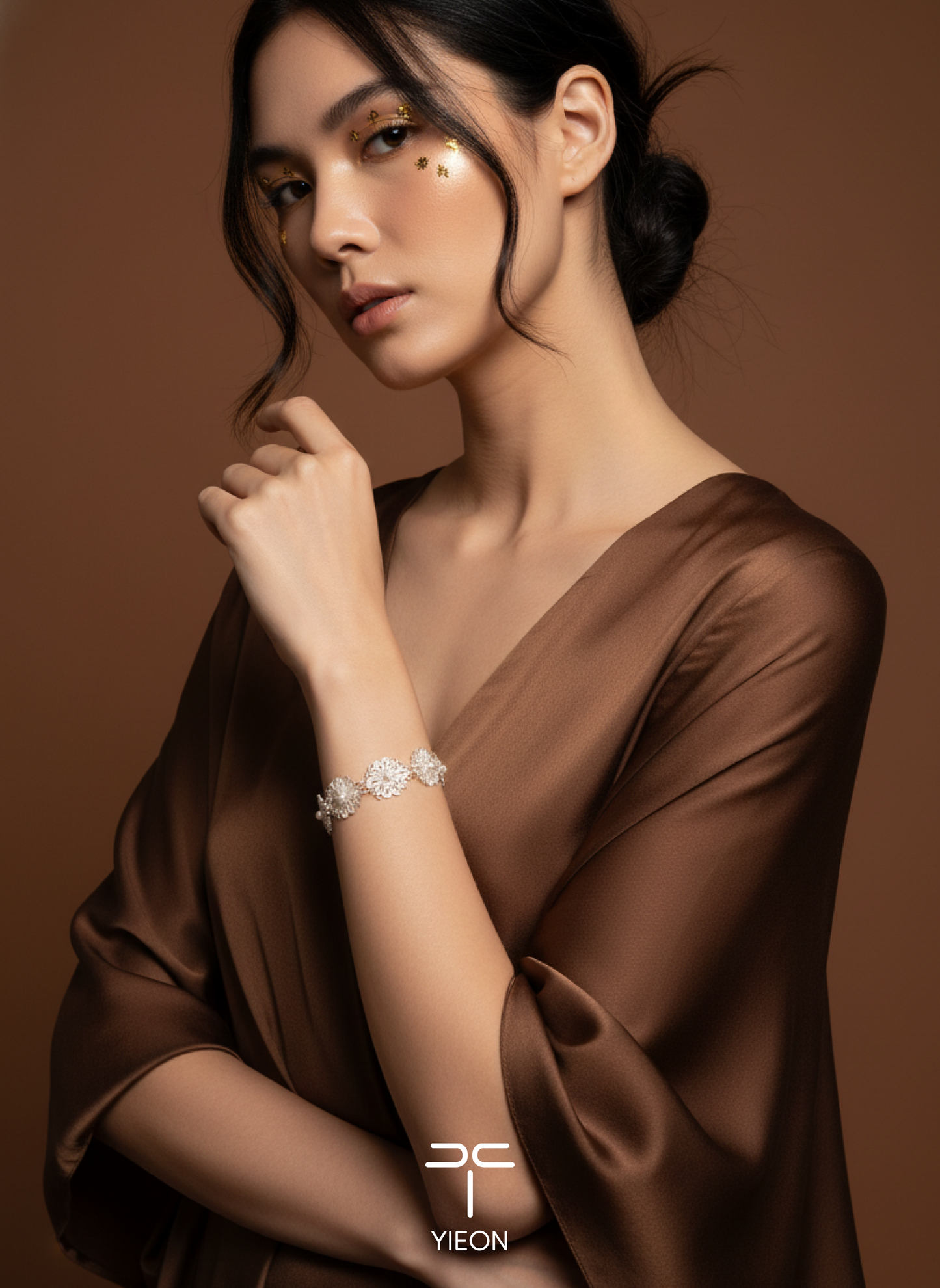 Halo Filigree Inlay Bracelet