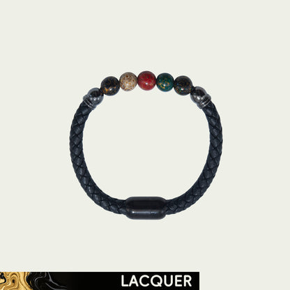 Encounter (Legend in Colors–Dunhuang) Hand-Painted Lacquer Bracelet