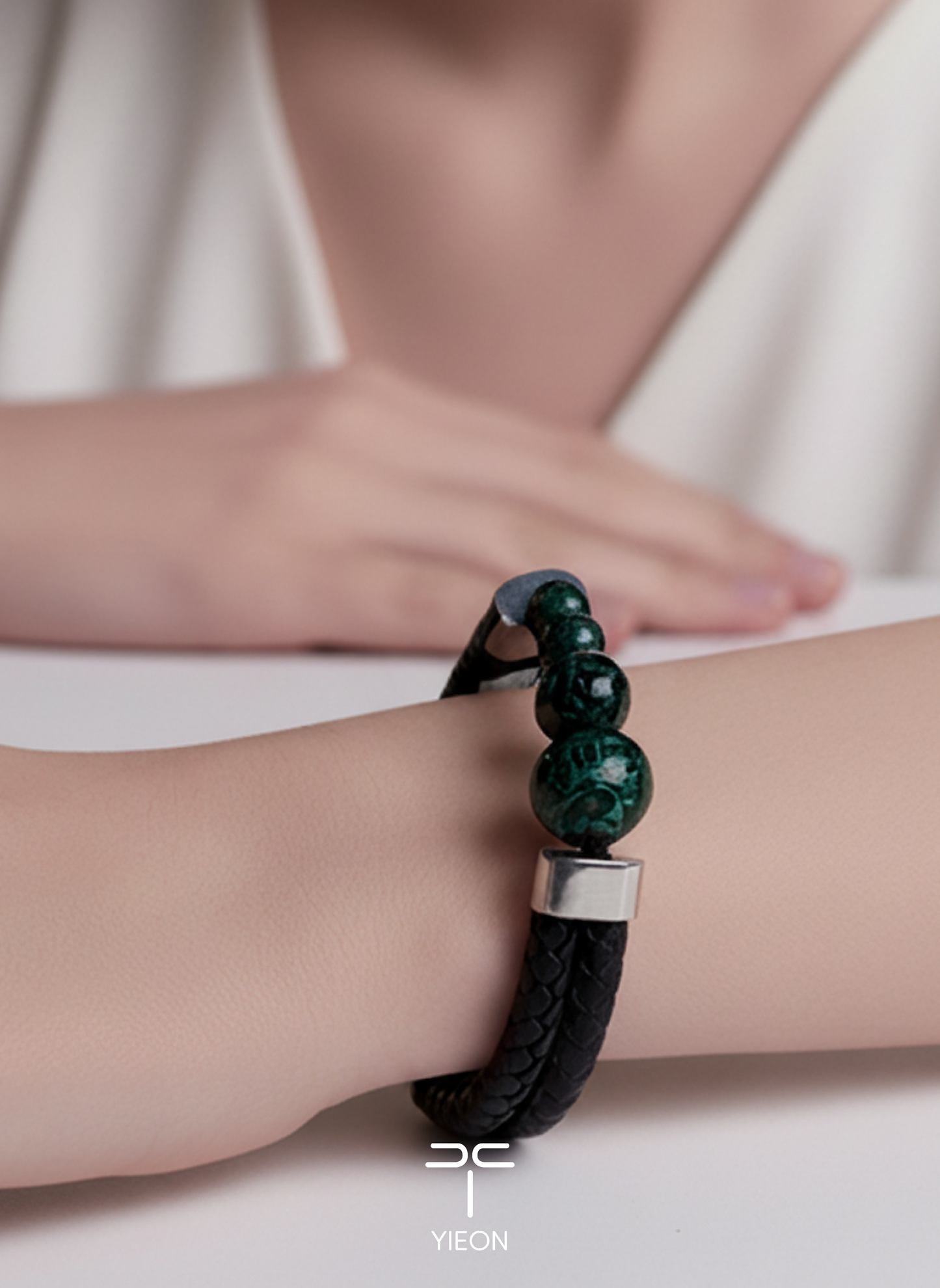 Aurora (Lucky Charm)Daqi Lacquered Hand Painted Bracelet