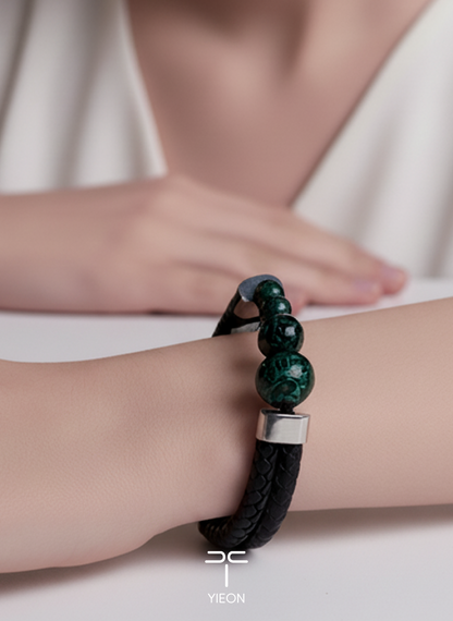 Aurora (Lucky Charm)Daqi Lacquered Hand Painted Bracelet