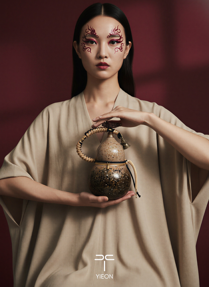 Dragon Daqi Lacquered Hand Painted Fulu Bottle