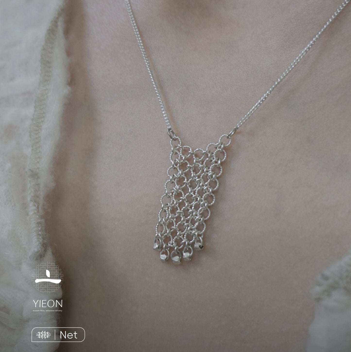 Amulet (Net) Filigree Inlay Jewelry Set