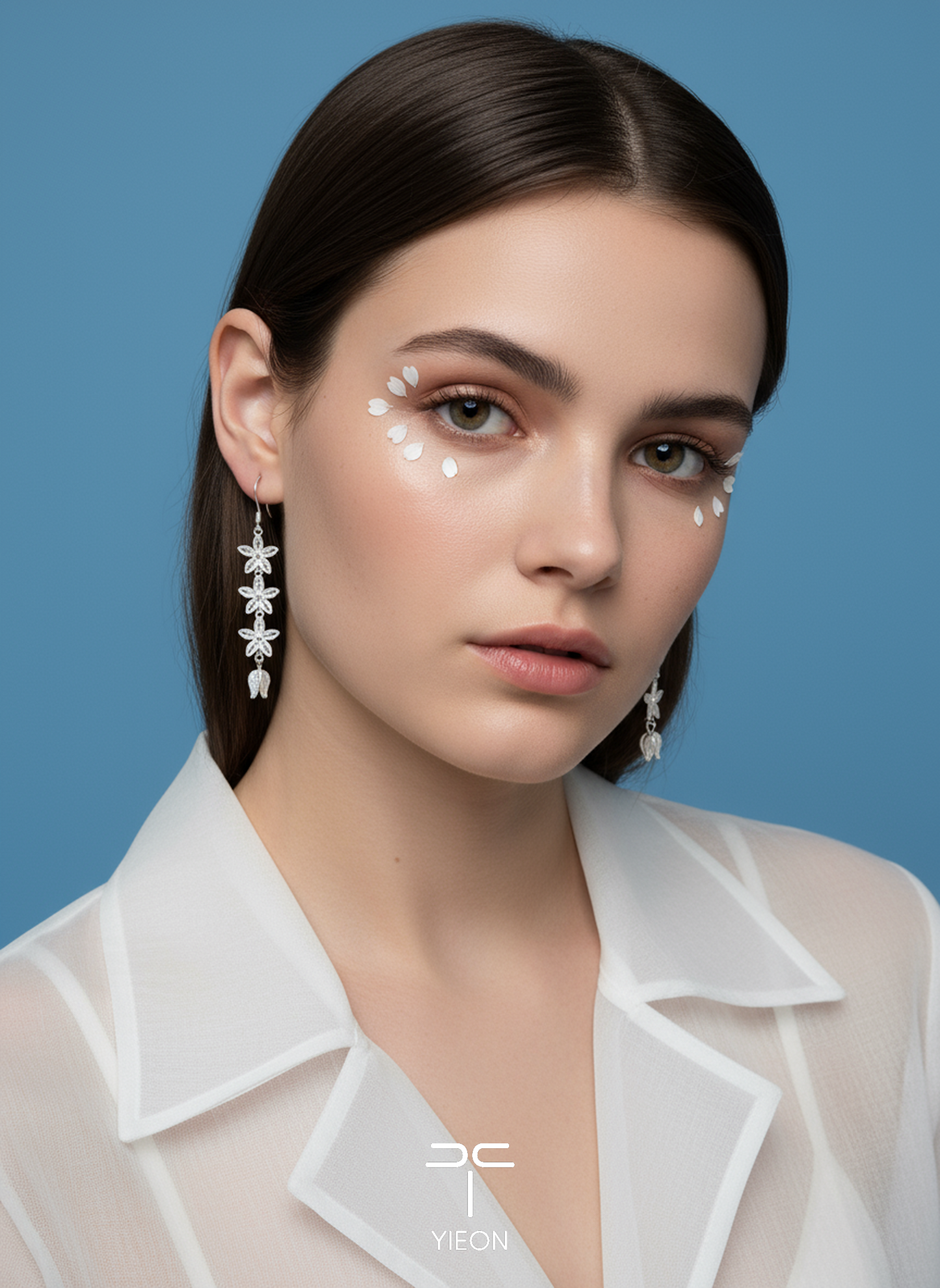 Lily (Blossoms) Filigree Inlay Earring