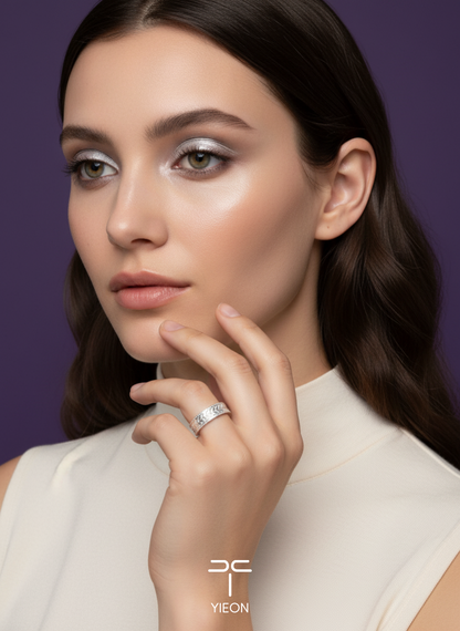 Harvest Filigree Inlay Open Ring B