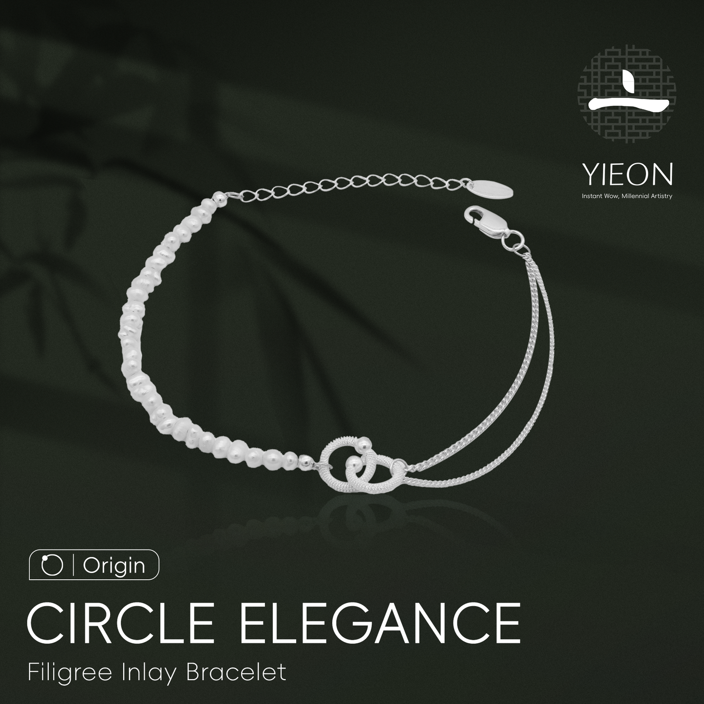 Circle Elegance (Origin) Filigree Inlay Bracelet