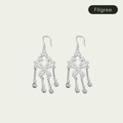 Flutter（Butterfly）
Filigree Inlay Earring