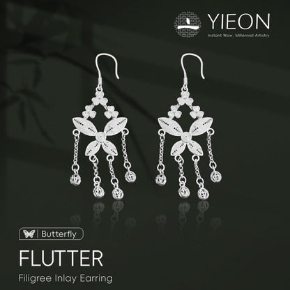 Flutter（Butterfly）
Filigree Inlay Earring