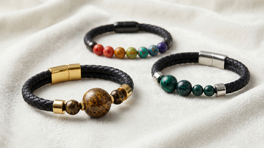 Rainbow (Lucky Charm) Hand-Painted Lacquer Bracelet