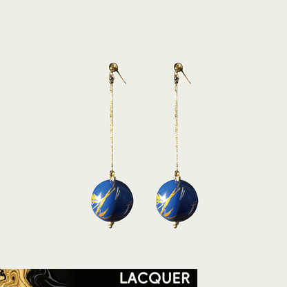 Tropical Mood (Butterfly) Lacquer Hand Painted Earring