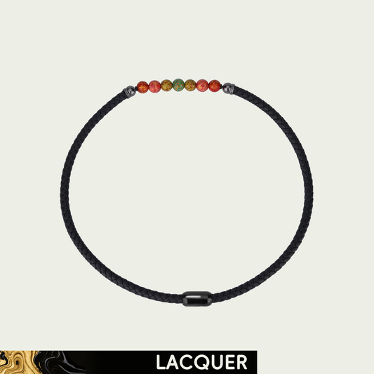 Carnival (Lucky Charm) Lacquer Hand Painted Necklace