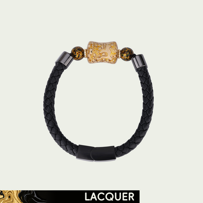 Wealth (Lucky Charm) Daqi Lacquered Hand Painted Bracelet