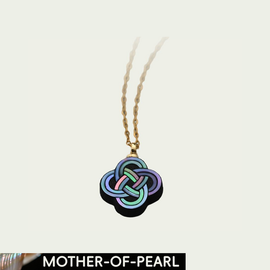 Truelove (Knot) Mother-of-Pearl Lacquer Necklace