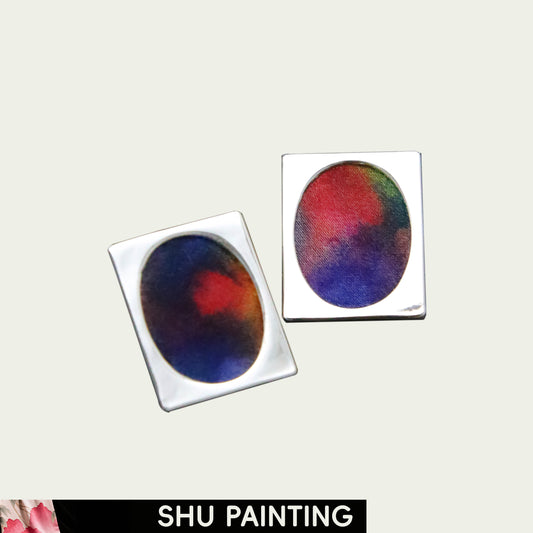 Sunset Reflections (Window View) Shu Painting Earring