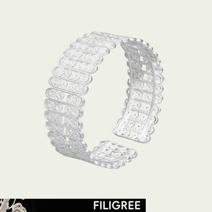 UAE Princess Hend's Choice: Milky Way (Starry Sky) Filigree Inlay Bangle