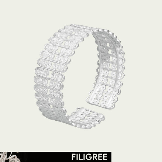 UAE Princess Hend's Choice: Milky Way (Starry Sky) Filigree Inlay Bangle